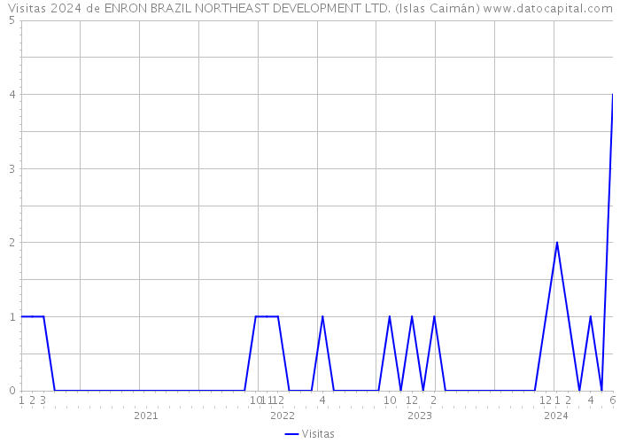 Visitas 2024 de ENRON BRAZIL NORTHEAST DEVELOPMENT LTD. (Islas Caimán) 