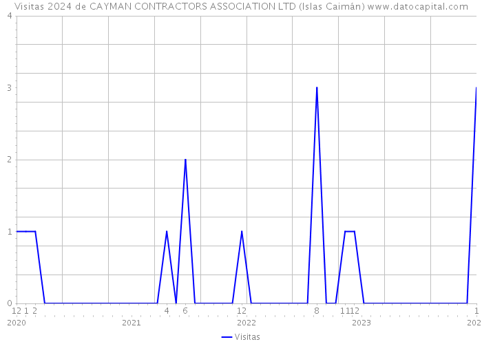 Visitas 2024 de CAYMAN CONTRACTORS ASSOCIATION LTD (Islas Caimán) 