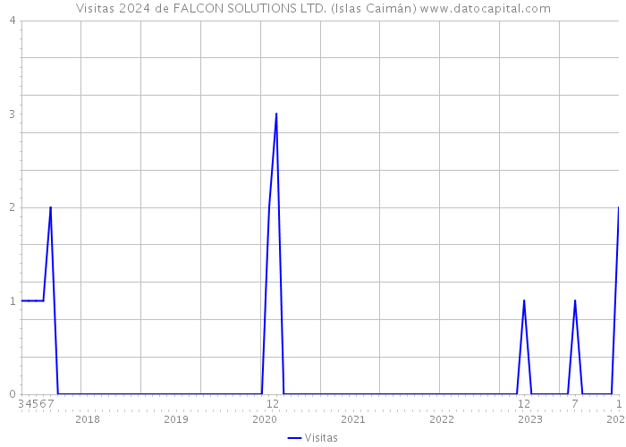 Visitas 2024 de FALCON SOLUTIONS LTD. (Islas Caimán) 