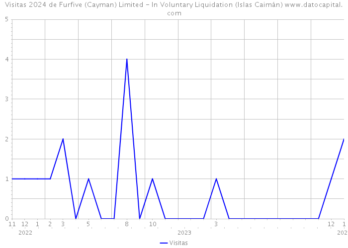 Visitas 2024 de Furfive (Cayman) Limited - In Voluntary Liquidation (Islas Caimán) 