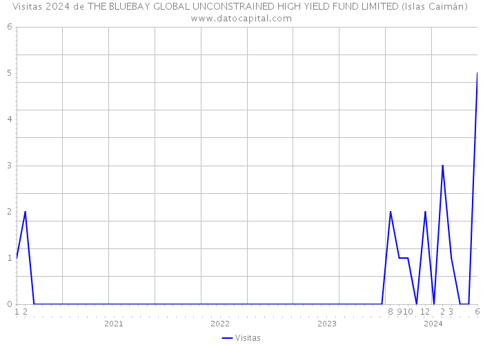 Visitas 2024 de THE BLUEBAY GLOBAL UNCONSTRAINED HIGH YIELD FUND LIMITED (Islas Caimán) 