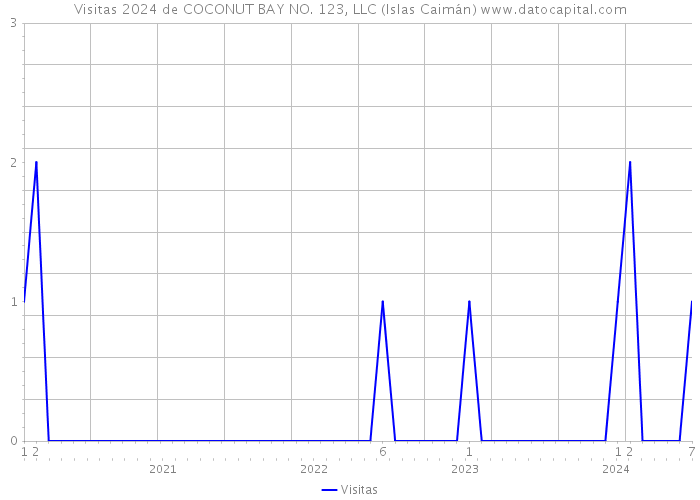 Visitas 2024 de COCONUT BAY NO. 123, LLC (Islas Caimán) 