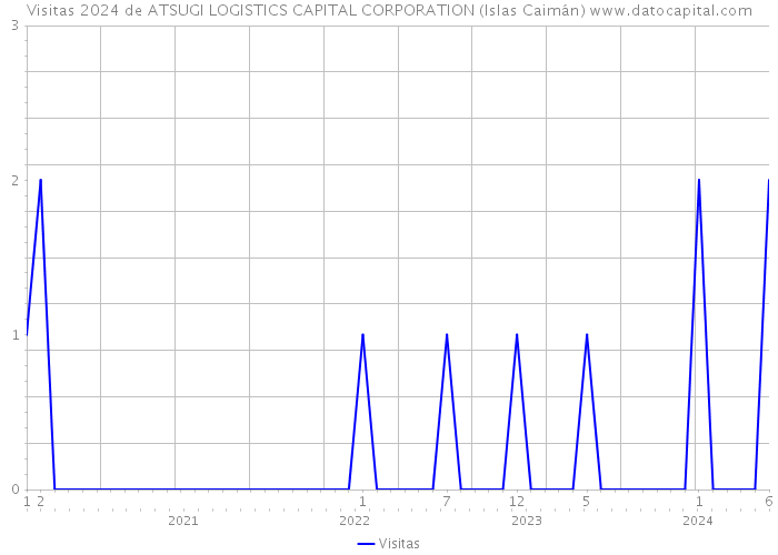Visitas 2024 de ATSUGI LOGISTICS CAPITAL CORPORATION (Islas Caimán) 