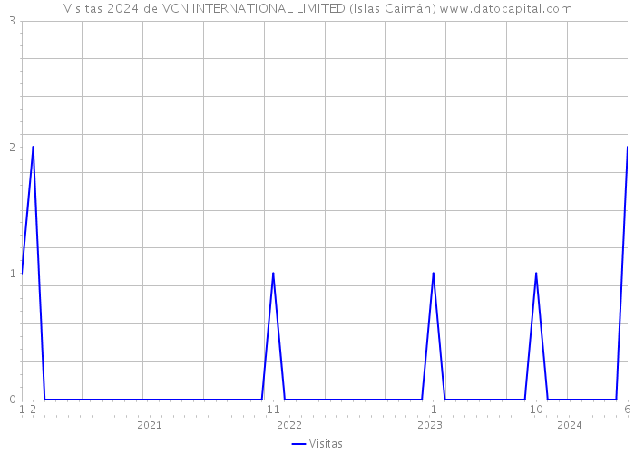 Visitas 2024 de VCN INTERNATIONAL LIMITED (Islas Caimán) 