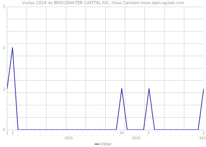 Visitas 2024 de BRIDGEWATER CAPITAL INC. (Islas Caimán) 