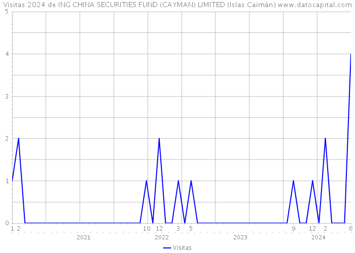 Visitas 2024 de ING CHINA SECURITIES FUND (CAYMAN) LIMITED (Islas Caimán) 