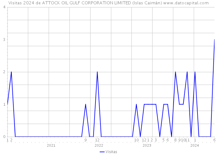 Visitas 2024 de ATTOCK OIL GULF CORPORATION LIMITED (Islas Caimán) 