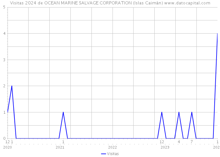 Visitas 2024 de OCEAN MARINE SALVAGE CORPORATION (Islas Caimán) 