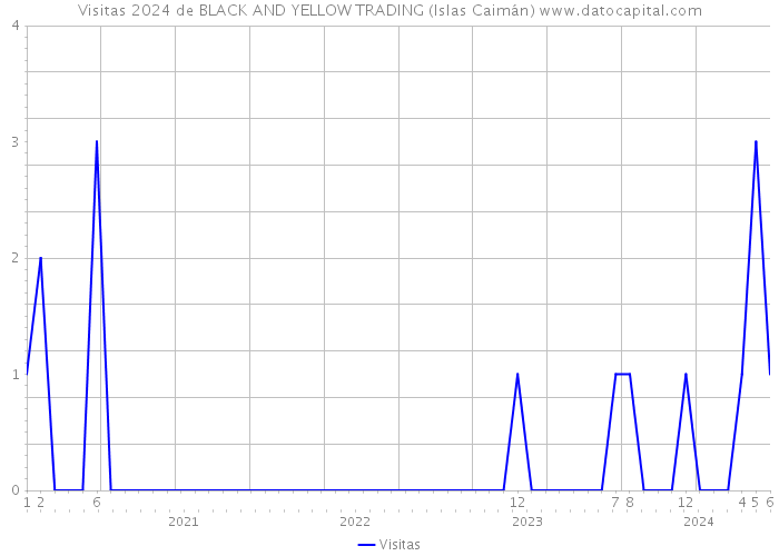 Visitas 2024 de BLACK AND YELLOW TRADING (Islas Caimán) 