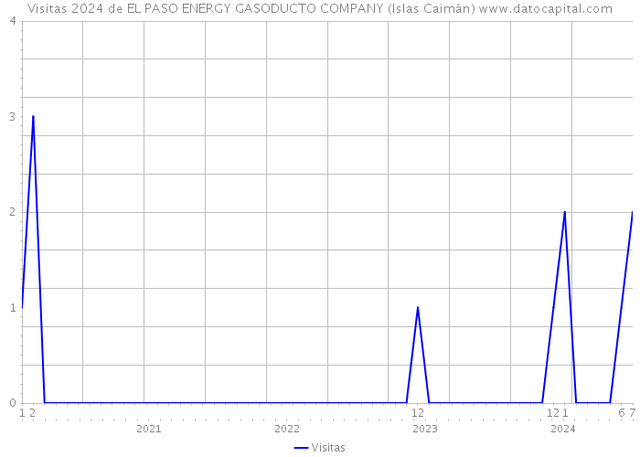 Visitas 2024 de EL PASO ENERGY GASODUCTO COMPANY (Islas Caimán) 