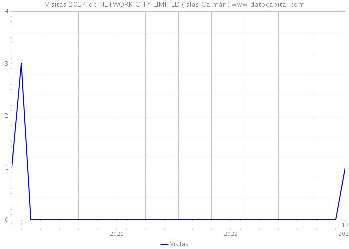 Visitas 2024 de NETWORK CITY LIMITED (Islas Caimán) 