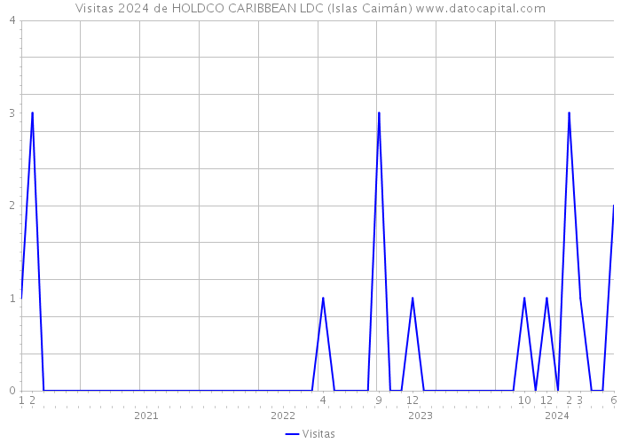 Visitas 2024 de HOLDCO CARIBBEAN LDC (Islas Caimán) 