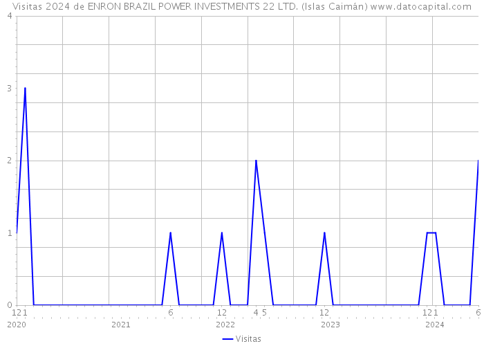 Visitas 2024 de ENRON BRAZIL POWER INVESTMENTS 22 LTD. (Islas Caimán) 