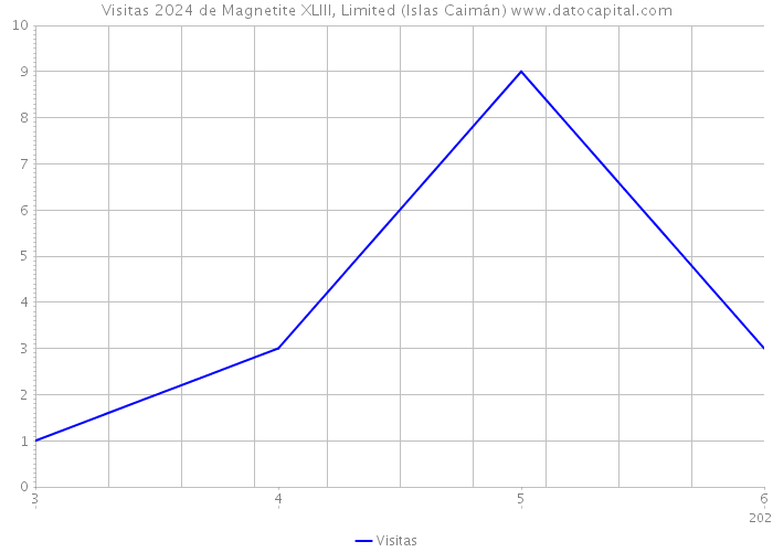 Visitas 2024 de Magnetite XLIII, Limited (Islas Caimán) 