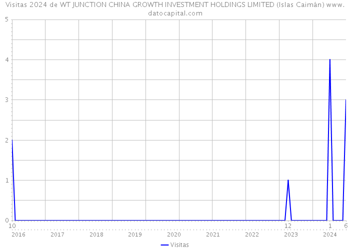 Visitas 2024 de WT JUNCTION CHINA GROWTH INVESTMENT HOLDINGS LIMITED (Islas Caimán) 