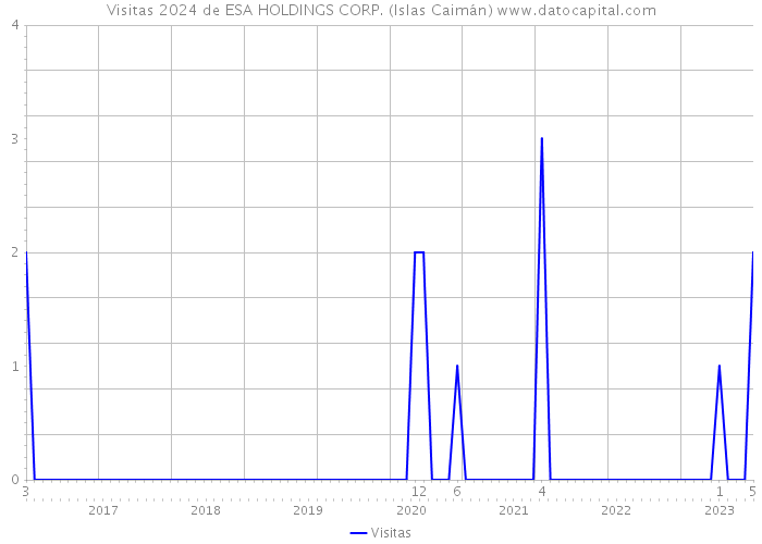 Visitas 2024 de ESA HOLDINGS CORP. (Islas Caimán) 
