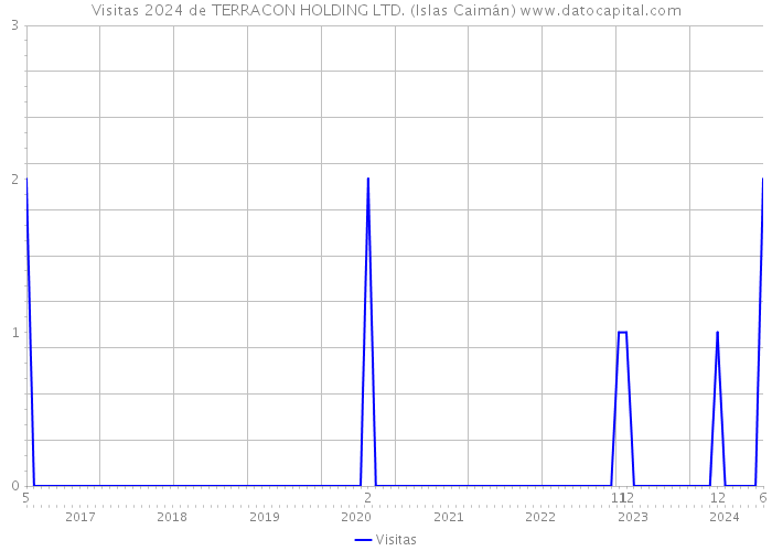 Visitas 2024 de TERRACON HOLDING LTD. (Islas Caimán) 