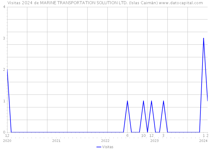 Visitas 2024 de MARINE TRANSPORTATION SOLUTION LTD. (Islas Caimán) 