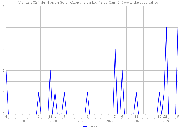 Visitas 2024 de Nippon Solar Capital Blue Ltd (Islas Caimán) 
