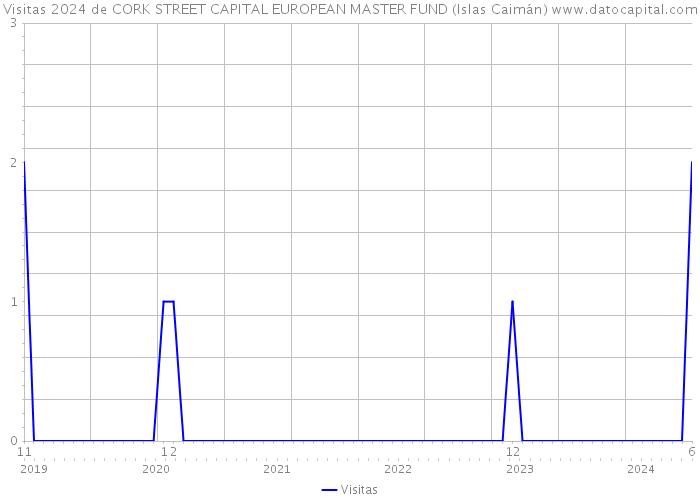 Visitas 2024 de CORK STREET CAPITAL EUROPEAN MASTER FUND (Islas Caimán) 