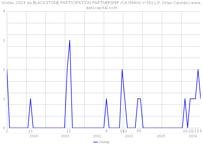 Visitas 2024 de BLACKSTONE PARTICIPATION PARTNERSHIP (CAYMAN) V-NQ L.P. (Islas Caimán) 