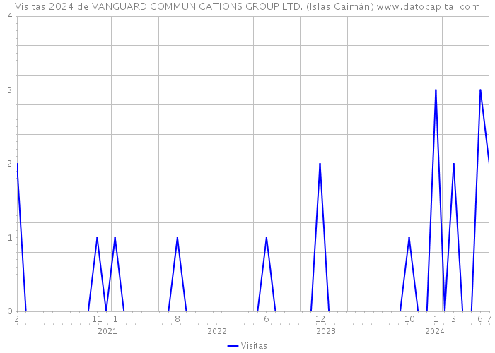 Visitas 2024 de VANGUARD COMMUNICATIONS GROUP LTD. (Islas Caimán) 