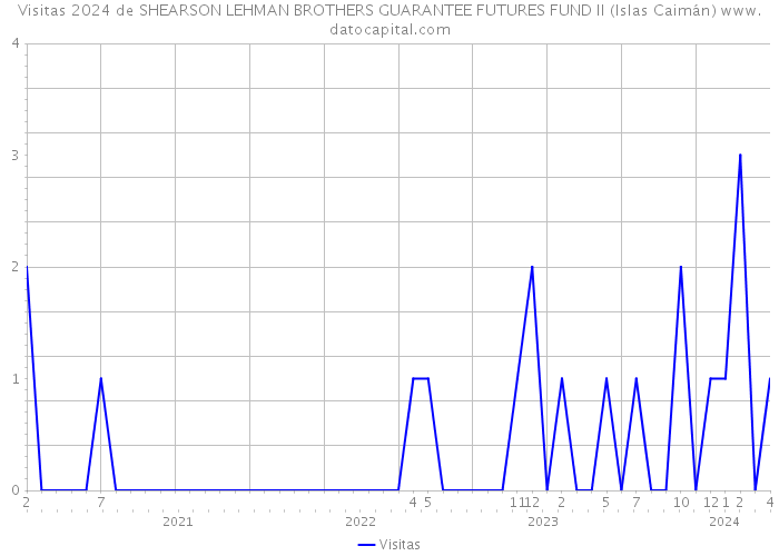 Visitas 2024 de SHEARSON LEHMAN BROTHERS GUARANTEE FUTURES FUND II (Islas Caimán) 