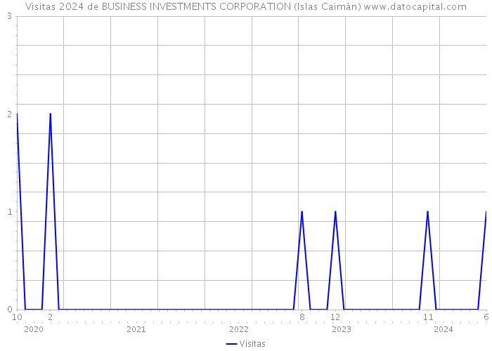 Visitas 2024 de BUSINESS INVESTMENTS CORPORATION (Islas Caimán) 