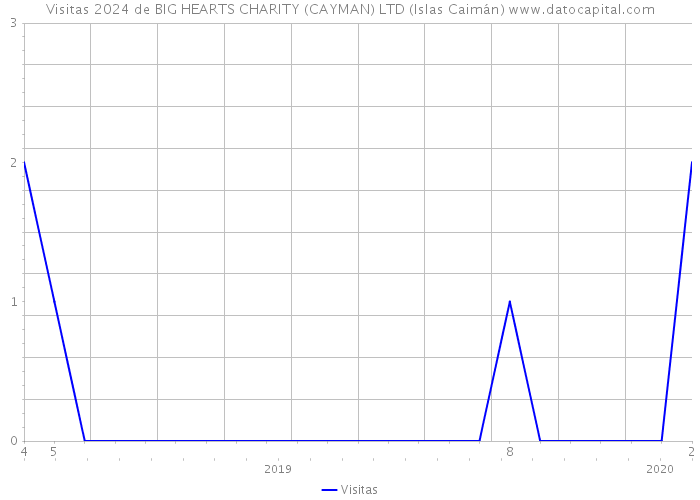 Visitas 2024 de BIG HEARTS CHARITY (CAYMAN) LTD (Islas Caimán) 