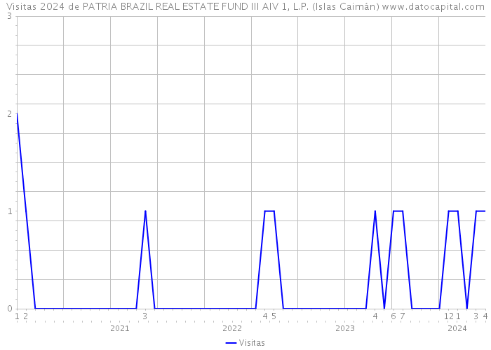 Visitas 2024 de PATRIA BRAZIL REAL ESTATE FUND III AIV 1, L.P. (Islas Caimán) 