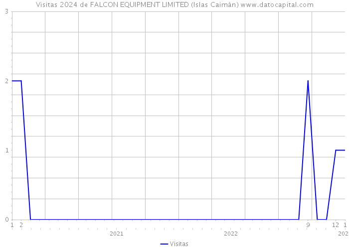 Visitas 2024 de FALCON EQUIPMENT LIMITED (Islas Caimán) 