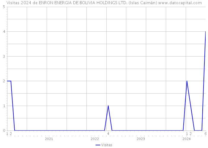 Visitas 2024 de ENRON ENERGIA DE BOLIVIA HOLDINGS LTD. (Islas Caimán) 