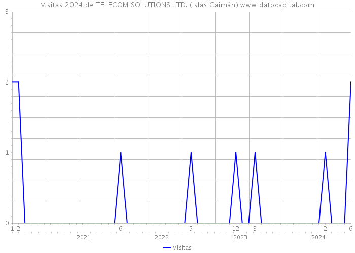 Visitas 2024 de TELECOM SOLUTIONS LTD. (Islas Caimán) 