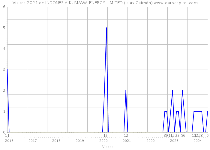 Visitas 2024 de INDONESIA KUMAWA ENERGY LIMITED (Islas Caimán) 