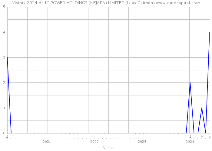 Visitas 2024 de IC POWER HOLDINGS (NEJAPA) LIMITED (Islas Caimán) 