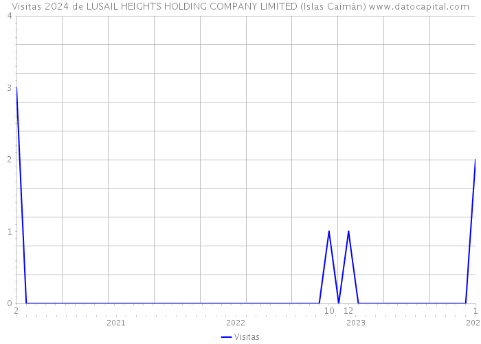 Visitas 2024 de LUSAIL HEIGHTS HOLDING COMPANY LIMITED (Islas Caimán) 