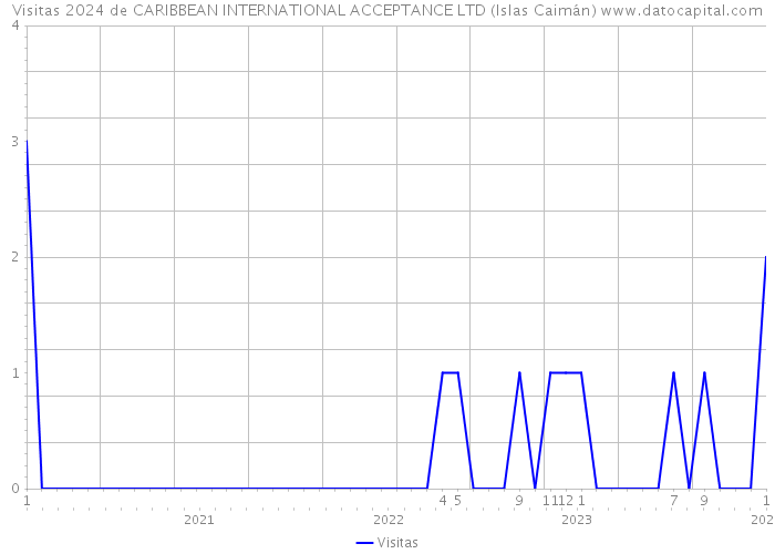 Visitas 2024 de CARIBBEAN INTERNATIONAL ACCEPTANCE LTD (Islas Caimán) 