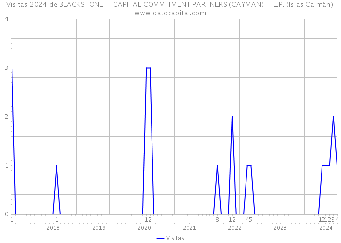 Visitas 2024 de BLACKSTONE FI CAPITAL COMMITMENT PARTNERS (CAYMAN) III L.P. (Islas Caimán) 