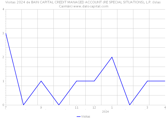 Visitas 2024 de BAIN CAPITAL CREDIT MANAGED ACCOUNT (RE SPECIAL SITUATIONS), L.P. (Islas Caimán) 