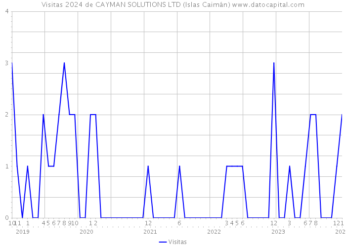 Visitas 2024 de CAYMAN SOLUTIONS LTD (Islas Caimán) 