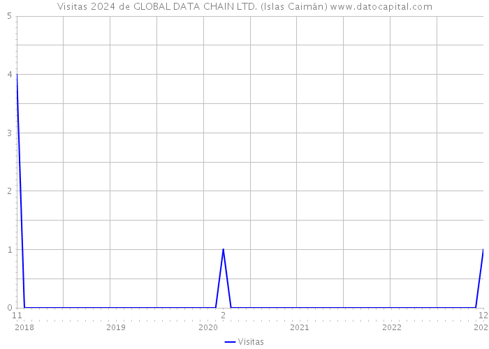 Visitas 2024 de GLOBAL DATA CHAIN LTD. (Islas Caimán) 