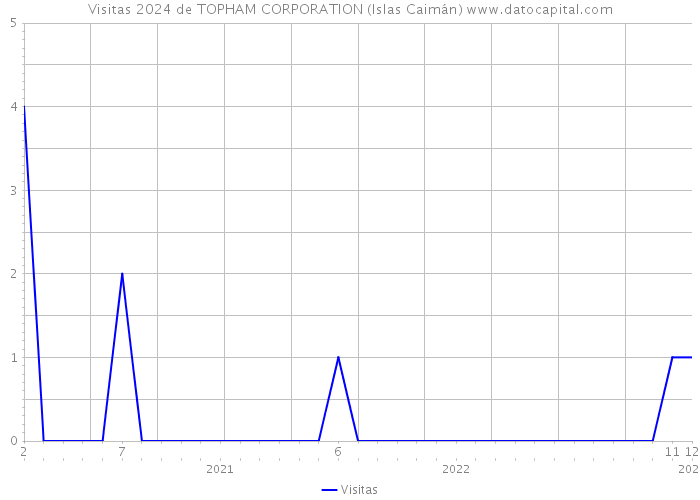 Visitas 2024 de TOPHAM CORPORATION (Islas Caimán) 