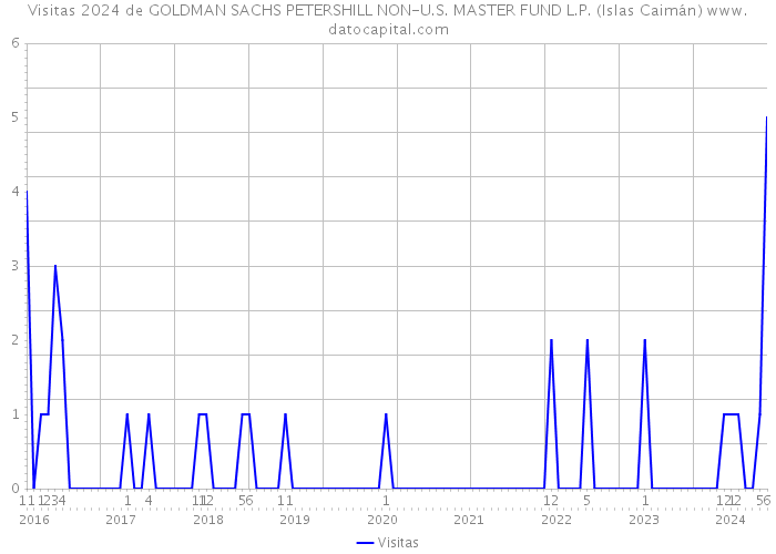 Visitas 2024 de GOLDMAN SACHS PETERSHILL NON-U.S. MASTER FUND L.P. (Islas Caimán) 