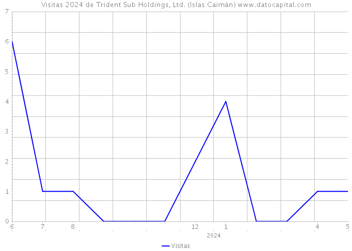 Visitas 2024 de Trident Sub Holdings, Ltd. (Islas Caimán) 