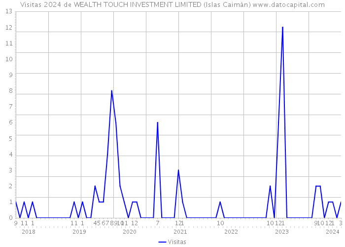 Visitas 2024 de WEALTH TOUCH INVESTMENT LIMITED (Islas Caimán) 