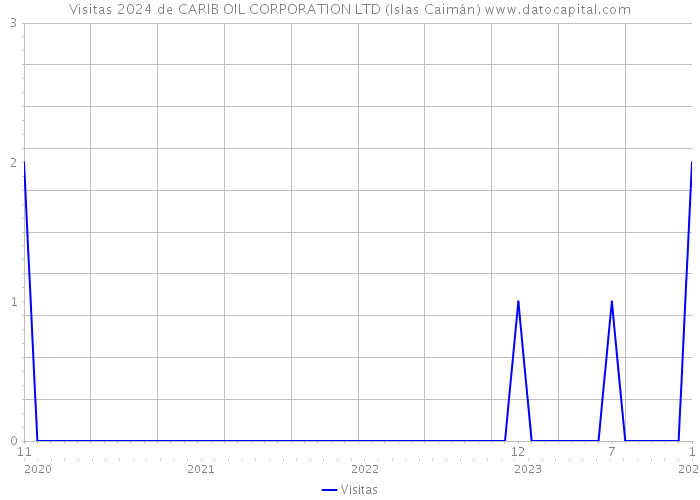Visitas 2024 de CARIB OIL CORPORATION LTD (Islas Caimán) 