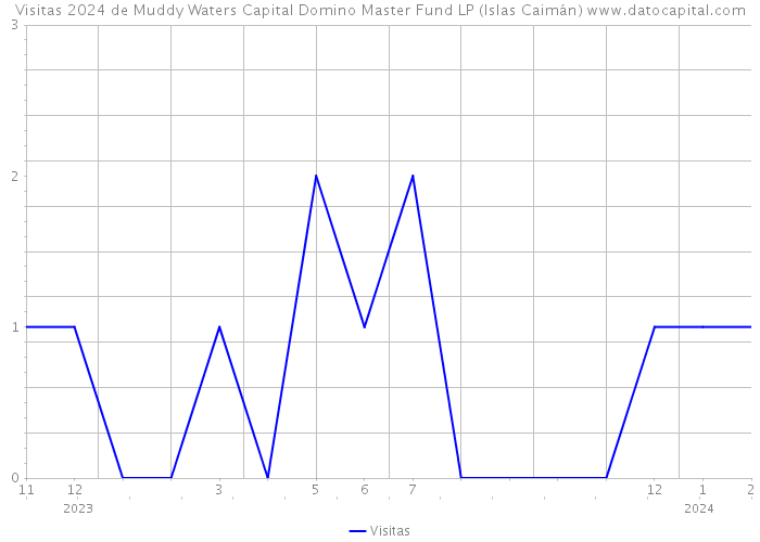 Visitas 2024 de Muddy Waters Capital Domino Master Fund LP (Islas Caimán) 
