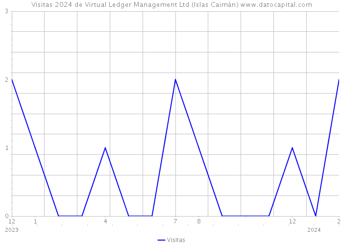 Visitas 2024 de Virtual Ledger Management Ltd (Islas Caimán) 