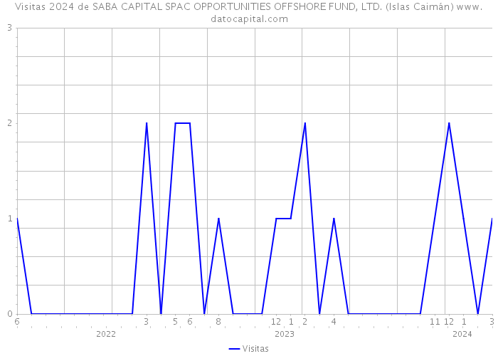 Visitas 2024 de SABA CAPITAL SPAC OPPORTUNITIES OFFSHORE FUND, LTD. (Islas Caimán) 