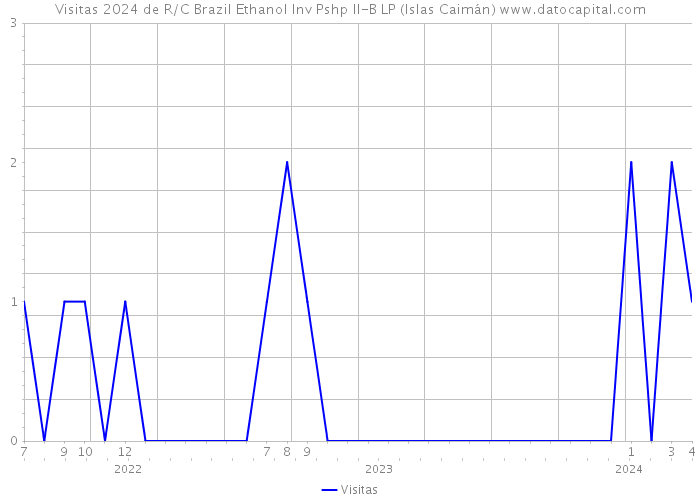 Visitas 2024 de R/C Brazil Ethanol Inv Pshp II-B LP (Islas Caimán) 